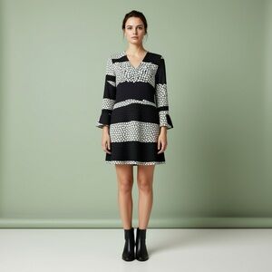 Diane von Furstenberg Hazania Printed Shift Dress 8